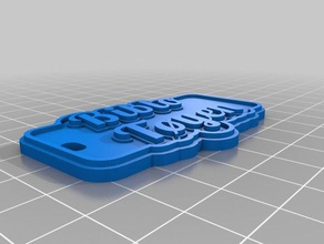 biblo Anahtarlık özelleştirilmiş 3d print model - Mito3D