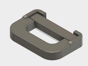 la correa de velcro conector aleta hebilla hasta 25 mm reemplazo partes 3d print model - Mito3D