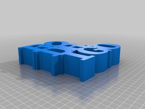 my customized variable word sculpture sculptures 3d print model - Mito3D