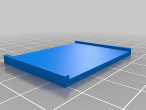 horizontal de la cubierta ciega diy 3d print model - Mito3D