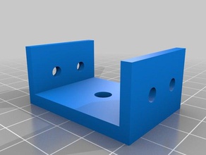 closet door slide notch diy 3d print model - Mito3D