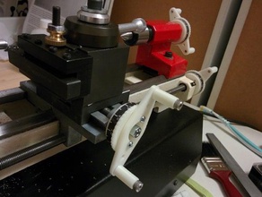 resettable handwheels mini lathe machine tools emco minilathe mj-189 mj189 openscad turning unimat 3d print model - Mito3D