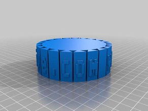 rocketrylivecom pulsera las pulseras personalizado 3d print model - Mito3D