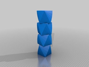 il mio personalizzato magictwisted poligono vaso maker v20 arredamento 3d print model - Mito3D