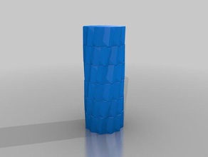 meu personalizados magictwisted polígono vaso maker v20 decoração 3d print model - Mito3D