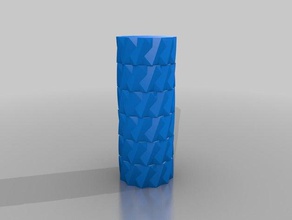 my customized magictwisted polygon vase maker v20 decor 3d print model - Mito3D