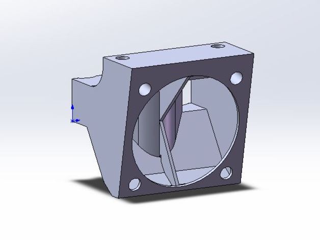 geeetech g2s pro hotend duto do ventilador 3d a impressora partes de refrigeração 3D print model - Mito3D