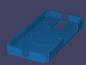 moto caso de telefone - sonolento sorriso no rosto móveis 3d barra 3d print model - Mito3D