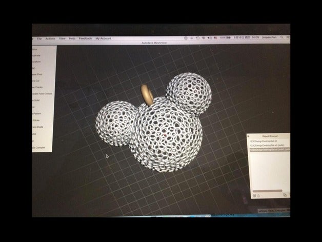 mickey llaveros 3D print model - Mito3D