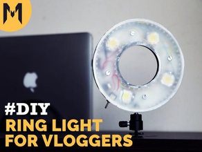 halka ışık vloggers diy 3d print model - Mito3D