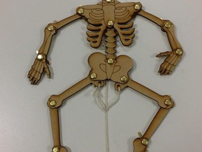 lasercut movimento scheletro i giocattoli giochi laser cnc jumping jack il taglio incisore 3d print model - Mito3D
