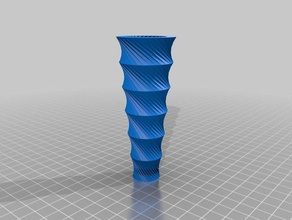 mon personnalisés vase décor 3d print model - Mito3D
