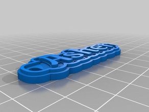 asher llaveros personalizado 3d print model - Mito3D