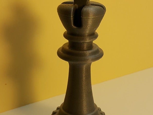 scacchi pi&egraveces le roi - re scacchi- giochi- re- 3D print model - Mito3D