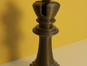 chess pi&egraveces le roi- king chess- games- king- 3d print model - Mito3D