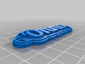 onna2 clauer Anahtarlık özelleştirilmiş 3d print model - Mito3D