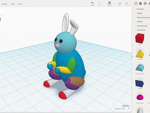 rabbit makered learning 3d print model - Mito3D