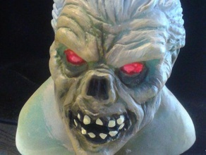 monster zombie halloween head scans replicas bust ghost prop nextengine 3d print model - Mito3D