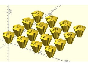 jogo de xadrez puzzle soccer v11 brinquedos jogos a geometria jigsaw openscad o icosaedro truncado 3d print model - Mito3D