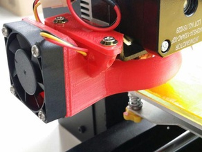 Lüfter-adapter malyan in Auftrag gegeben wurde m150 3d Drucker Zubehör 3d print model - Mito3D