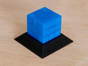 magnétique cercueils demi-heure de cube base puzzles puzzle cadeau 3d print model - Mito3D