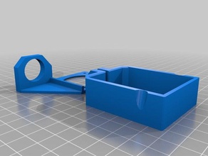 capacative bed level probe holder modified mk mount hold down mpcnc 525 3d printing mostly add-on printed 3d print model - Mito3D