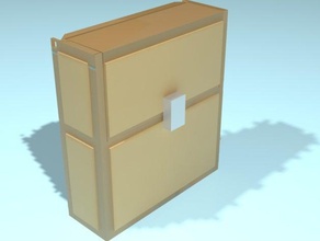minecraft göğüs çantası aksesuarlar çanta eğlenceli movingparts mağaza kullanılabilir giyilebilir 3d print model - Mito3D