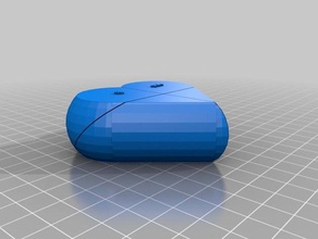 hearty secret interactive customized 3d print model - Mito3D