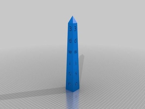 my customized obelisk buildings structures 3d print model - Mito3D