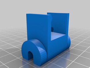 my customized captive customizeable cable holder computer 3d print model - Mito3D