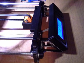 zonestar prusa i3 con marco frontal reforzado tensor 3d impresión 3d print model - Mito3D