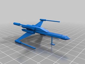 x-wing landing gear 3d printing awesome space spaceship star wars xwing 3d print model - Mito3D