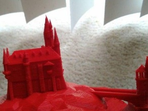 castle hill 3d baskı 3d print model - Mito3D
