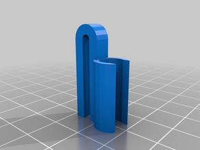 my customized pencil clip 3 ring binder office 3d print model - Mito3D