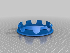 my customized parametric hub cap-audi sport outdoors 3d print model - Mito3D