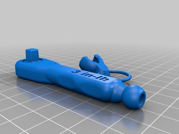 nasa wrench detachable clip diy 3D print model - Mito3D