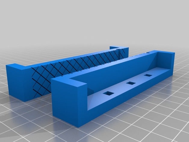 my customized parametric vise soft jaws tools 3D print model - Mito3D