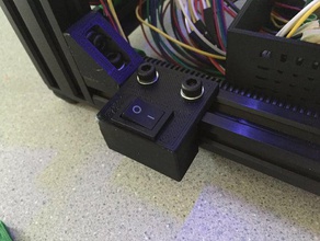 switch box v-slot mount 3d printer parts 3d print model - Mito3D
