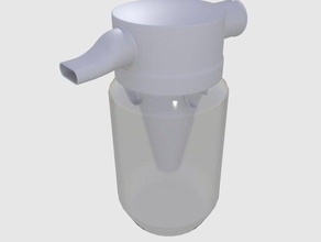 pb-Glas-Vakuum-Kollektion Zyklon hand tools 3d print model - Mito3D