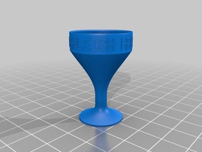 my customized style cup cocktail glass goblet generator kitchen dining 3d print model - Mito3D