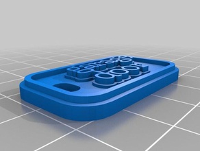 garaj Anahtarlık özelleştirilmiş 3d print model - Mito3D