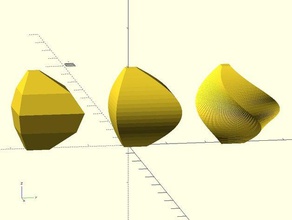 lineares Extrudieren, skalieren interpoliert Funktion math Kunst 3d print model - Mito3D