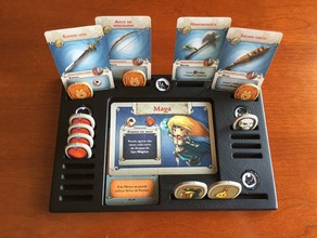 arcadia quest 3d plastic dashboard games board game boardgame boardgames cmon cool mini not 3d print model - Mito3D