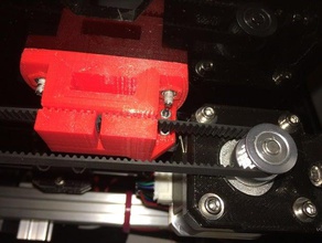 carriagebelt monte i3 clone max micron 3d a impressora partes 3d print model - Mito3D