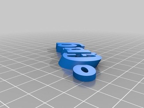 greg keyfob organization customized 3d print model - Mito3D