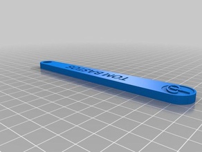 meine angepasste custom keychaintom21 Schlüsselanhänger 3d print model - Mito3D