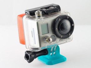 gopro arca-swiss Stativ-adapter Kamera quick release 3d print model - Mito3D