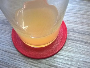 beer mat household beermat drip friction glass ninjaflex water 3d print model - Mito3D