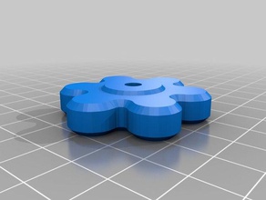 ext bouton m4 pièces personnalisé 3d print model - Mito3D