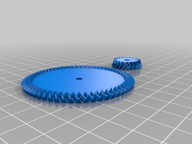 pfeil-kegelradpaar Teile angepasst 3D print model - Mito3D